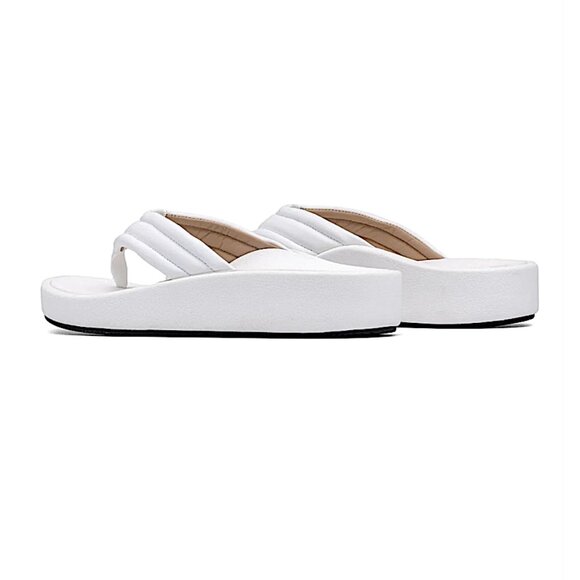 New ABEO Paseo Thong Sandal Metatarsal in White - Picture 2 of 9
